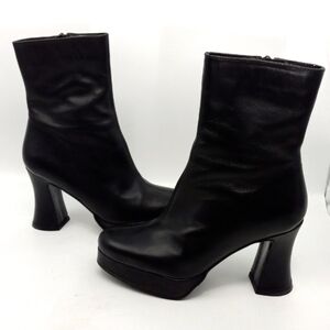 👢 PLATFORM LEATHER BOOTS 👢